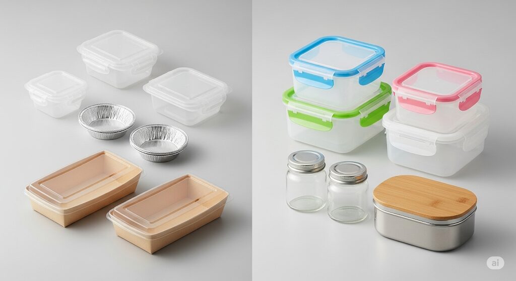 セリアのタッパーで作る冷凍弁当の選び方