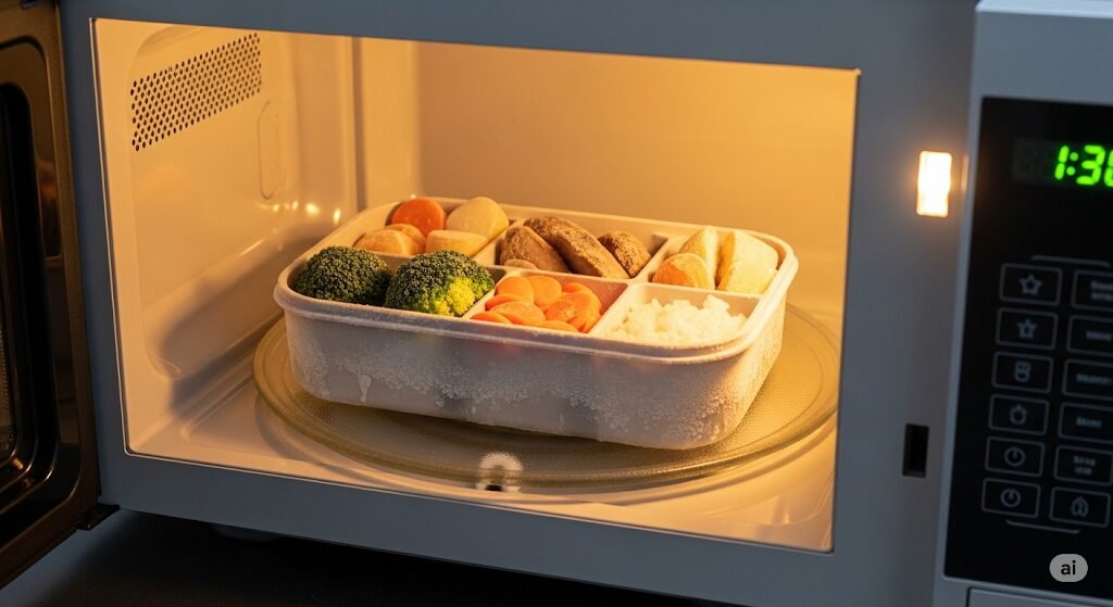 冷凍弁当をレンジで温める最適な時間