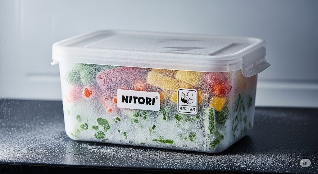ニトリの冷凍対応タッパーの実力