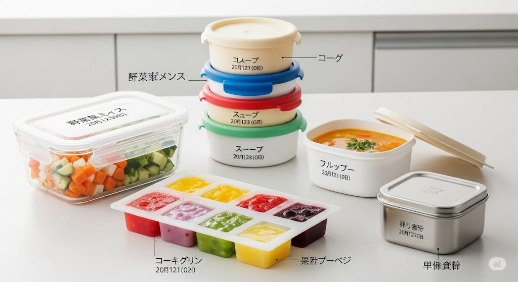冷凍に適したタッパーの選び方