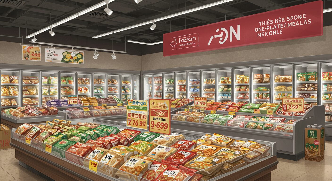 イオンの冷凍食品ワンプレートの種類を活用するコスパと実用性