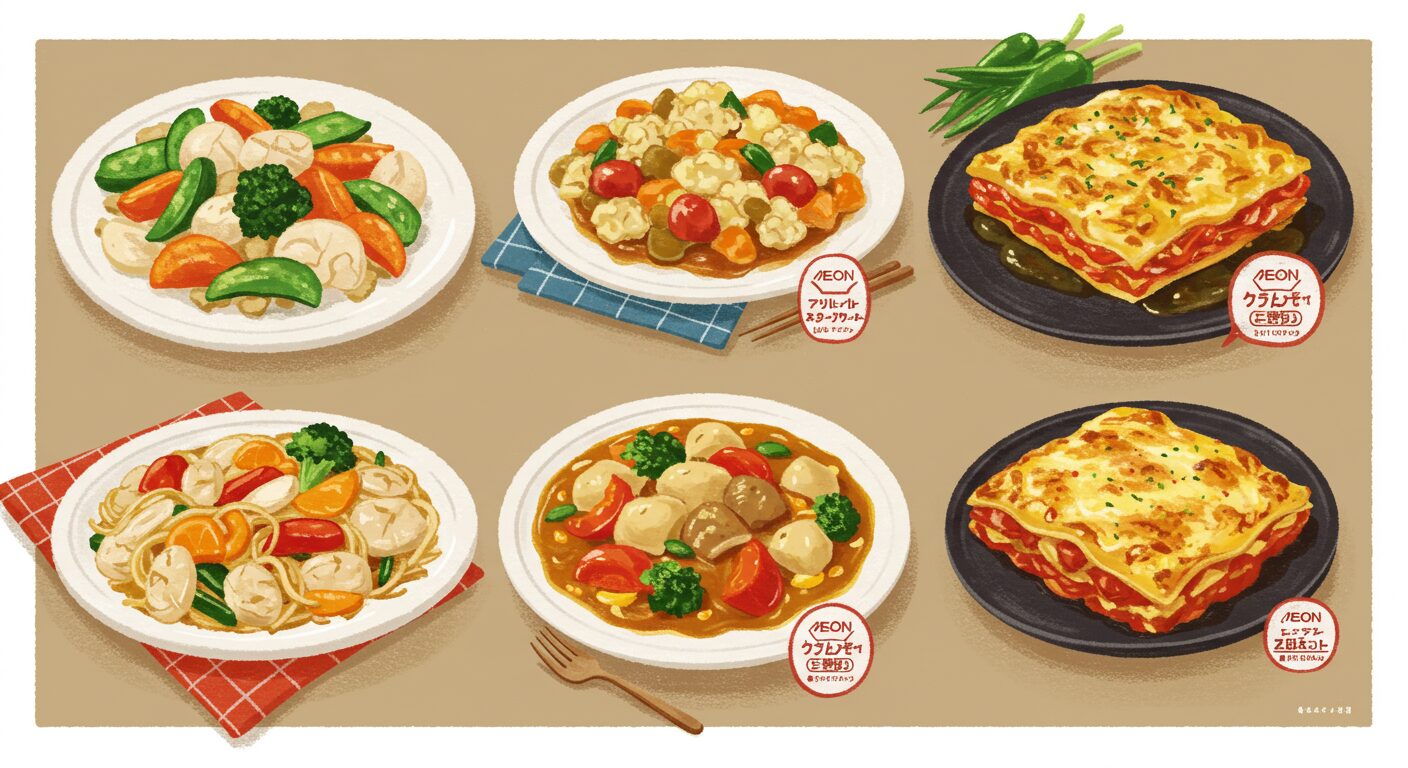 イオンの冷凍食品ワンプレートの種類で忙しい毎日に彩りを