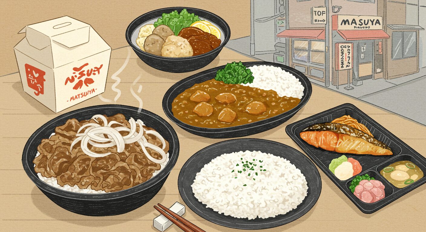 松屋の持ち帰り弁当メニューの種類と特徴