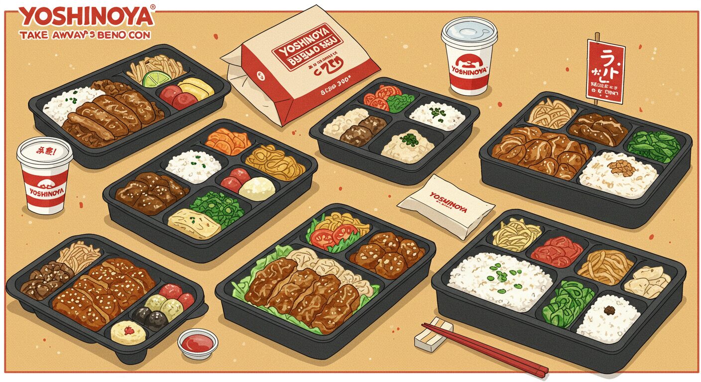 コスパ抜群のW弁当：2つの味を一度に楽しむ