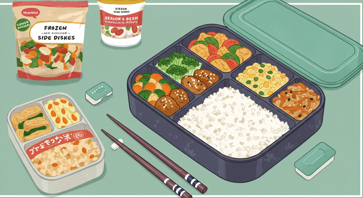 冷凍おかずでお弁当についてまとめます