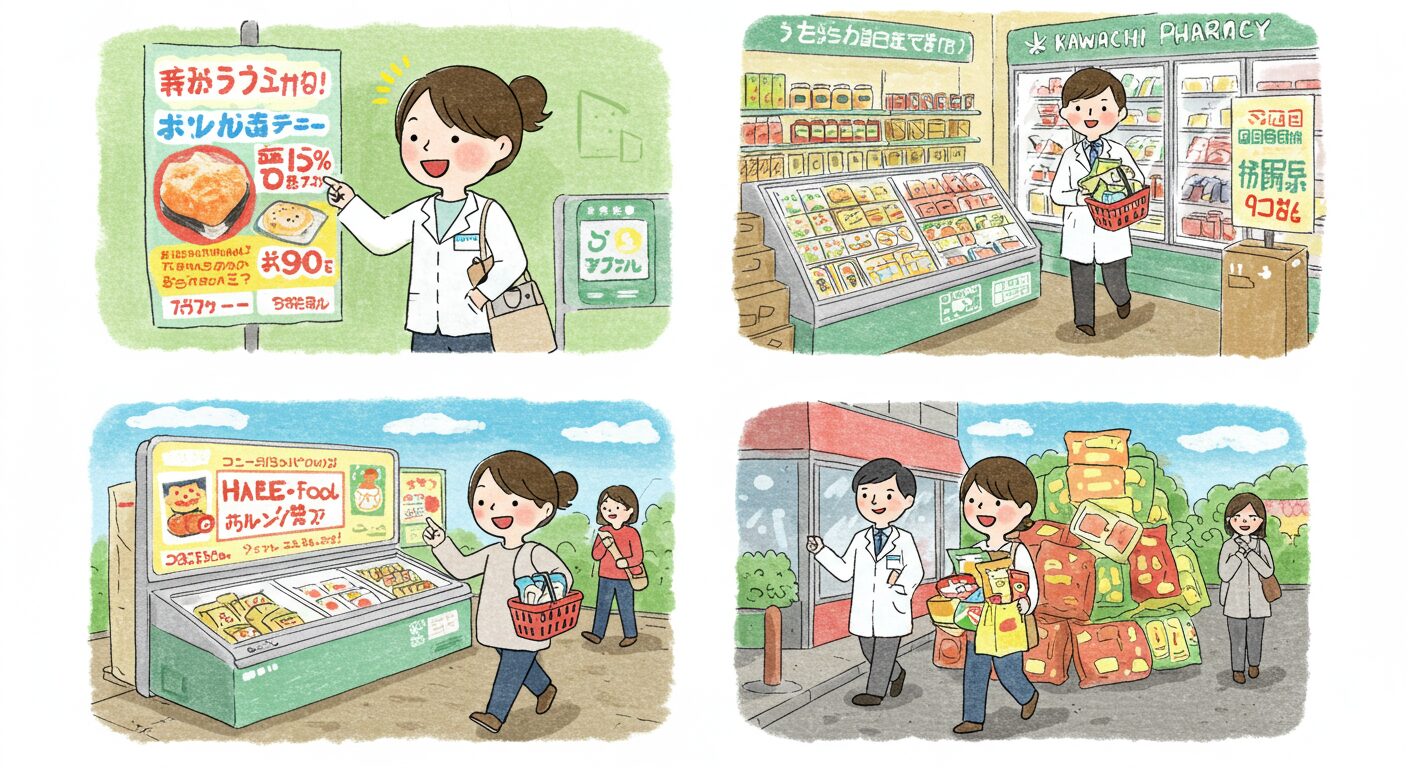 カワチ薬品でお得に冷凍食品を半額で購入するまとめ