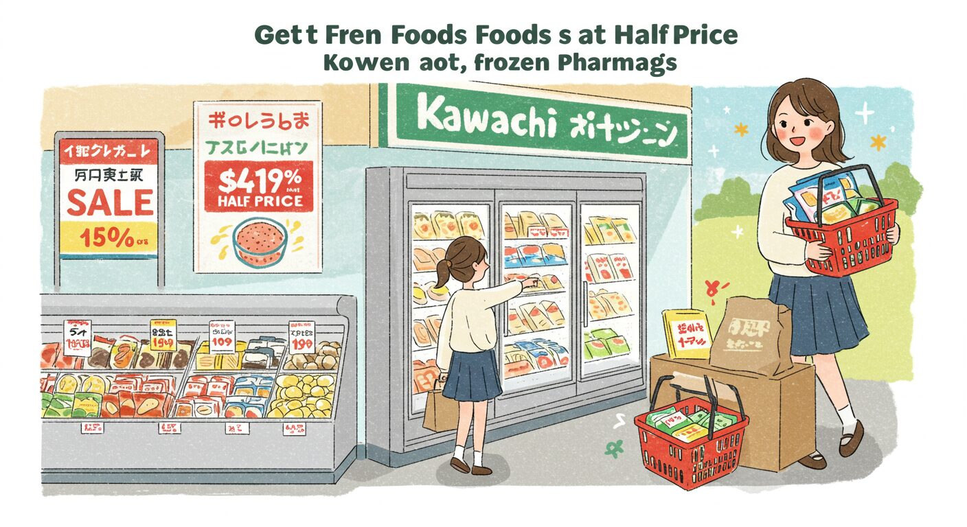 冷凍食品が半額になる曜日のスケジュール