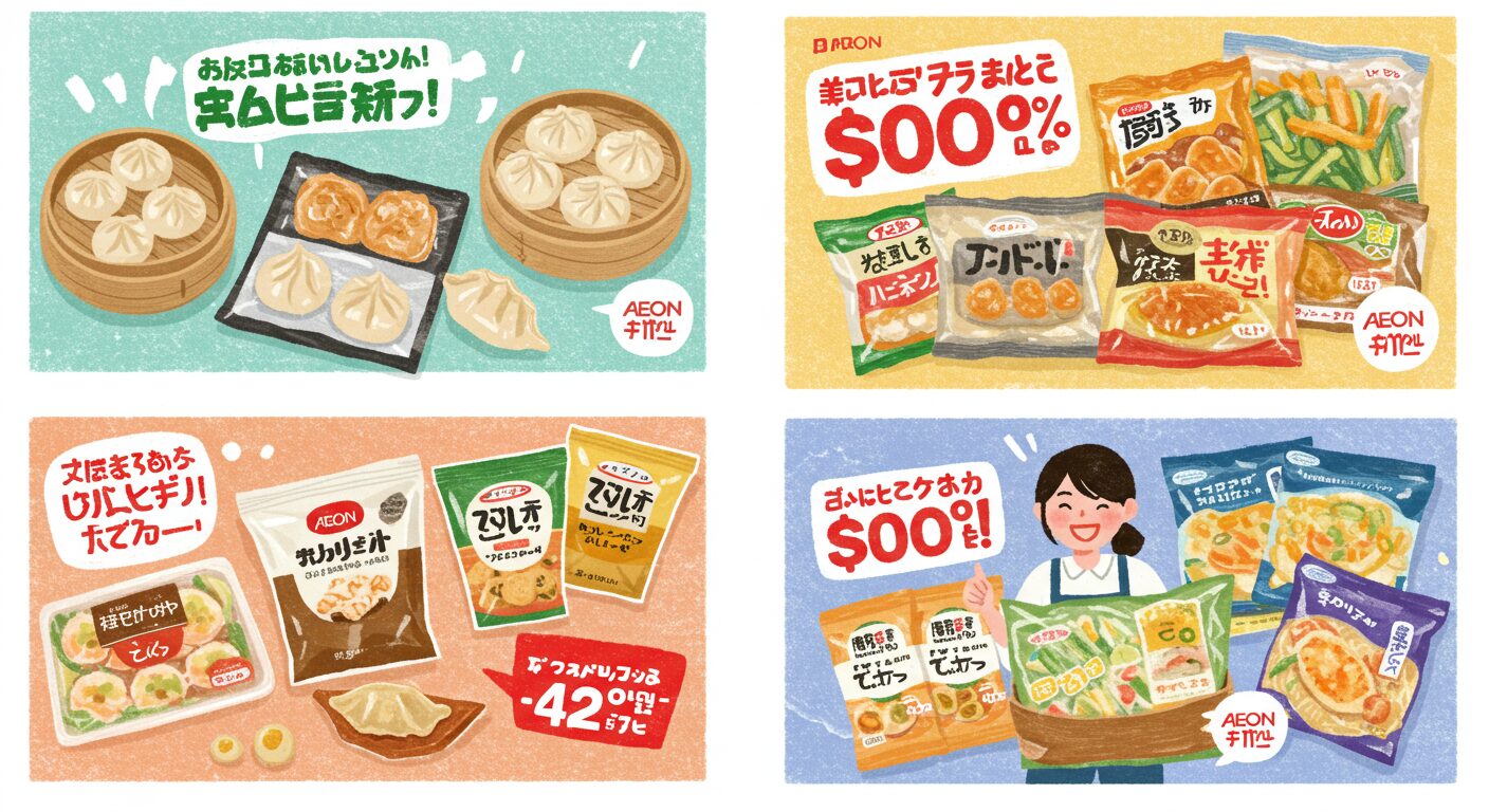 マックスバリュの冷凍食品セールとイオンとの違い