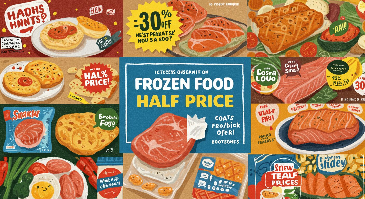 冷凍食品が半額になるドラッグストアでのお得な買い物まとめ