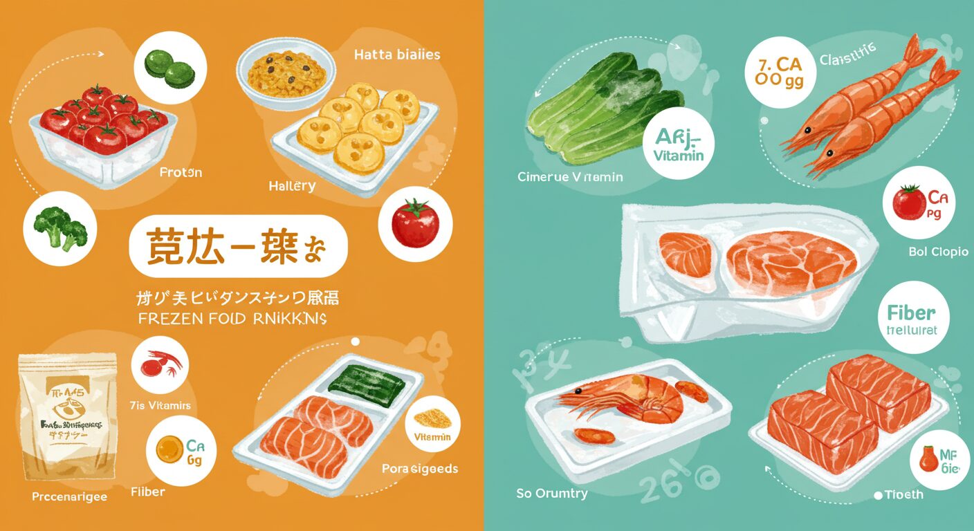 体にいい冷凍食品でお弁当を健康的に
