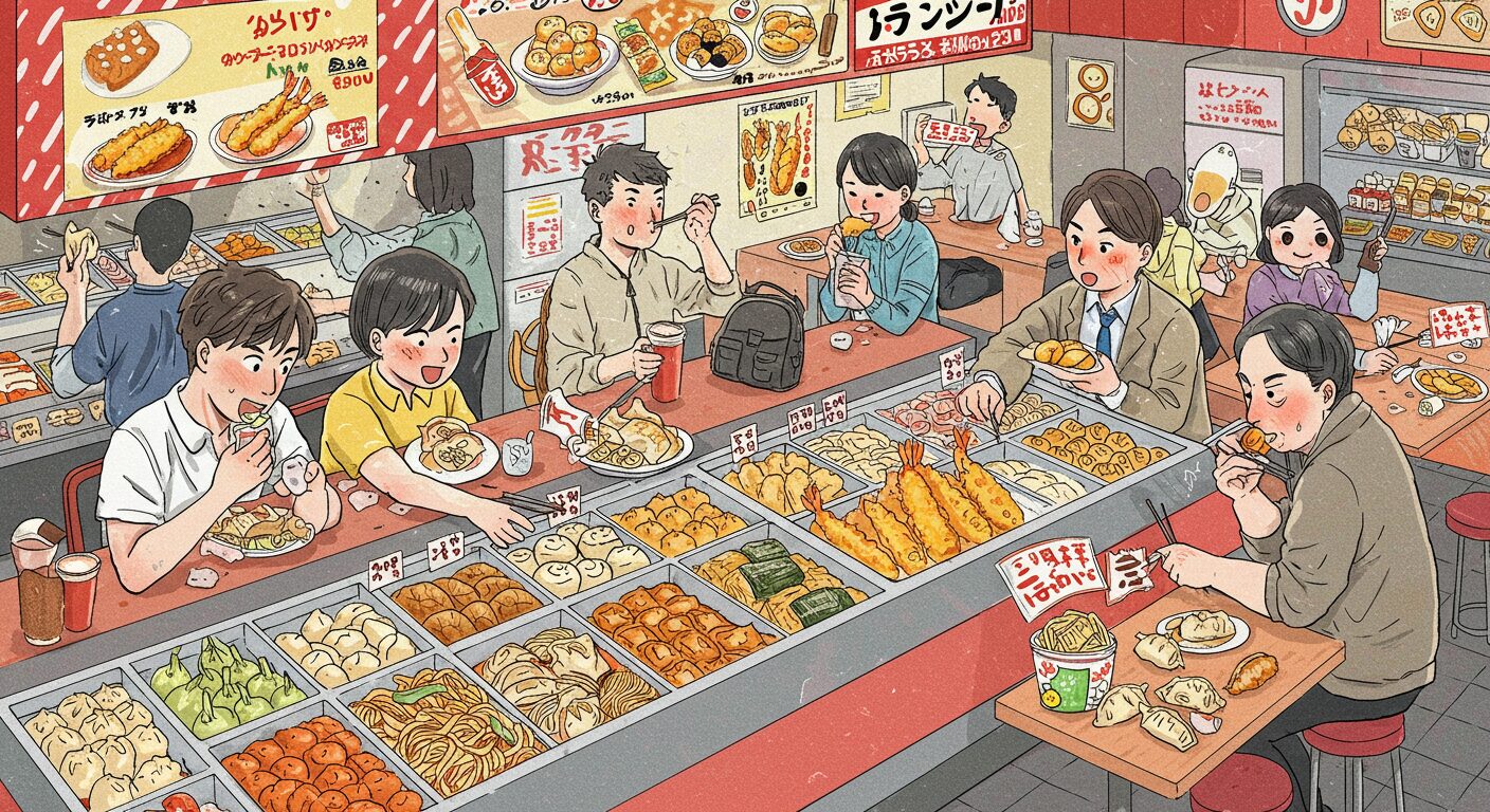 渋谷で楽しむ冷凍食品食べ放題：トレンドの中心地での新感覚ラウンジ