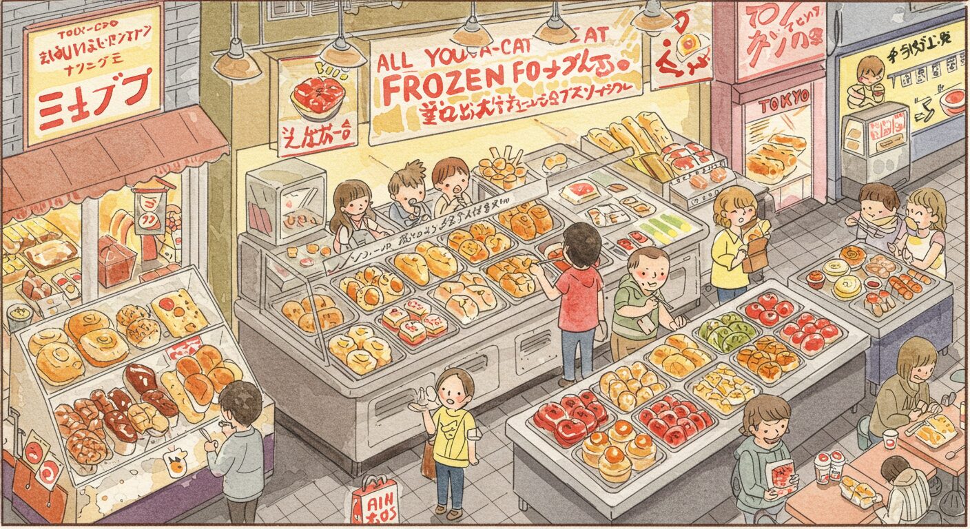 東京の冷凍食品食べ放題：ユニークな食体験の魅力