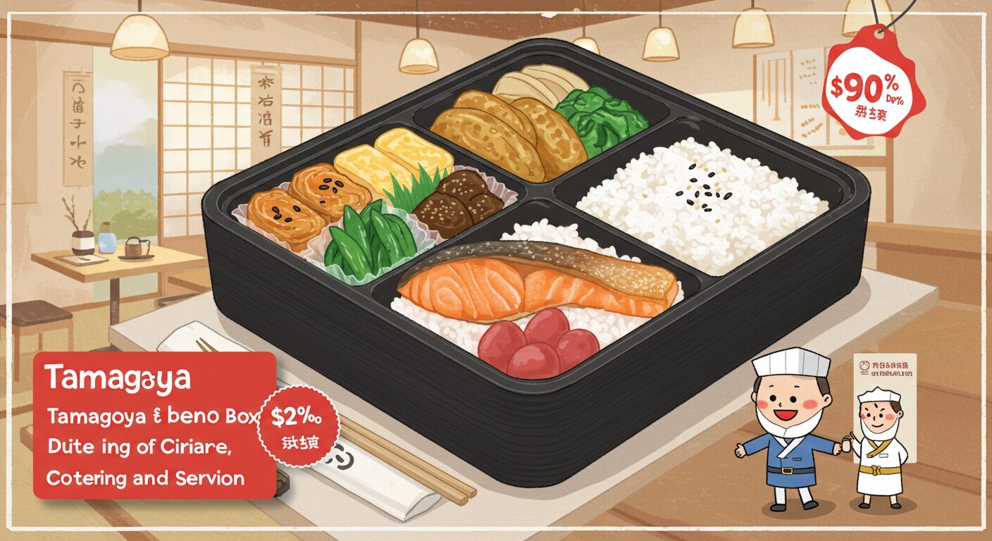 玉子屋の弁当配達の条件と最低注文数
