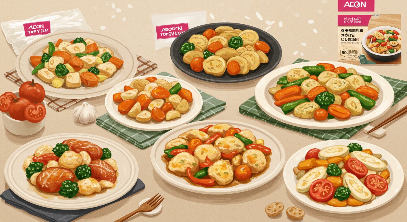 トップバリュ冷凍食品おかずセットの種類で食事を楽しく、簡単に