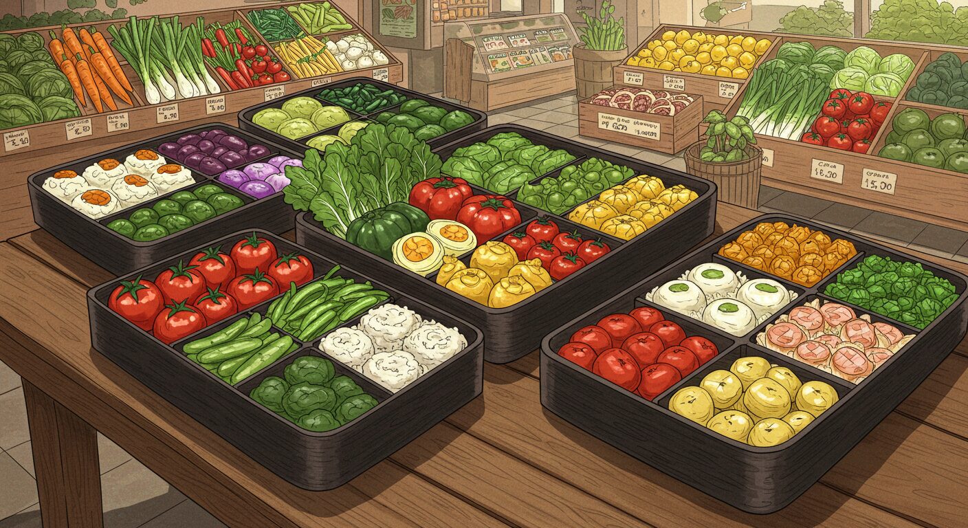 野菜を肴に楽しむ弁当と直売所の魅力