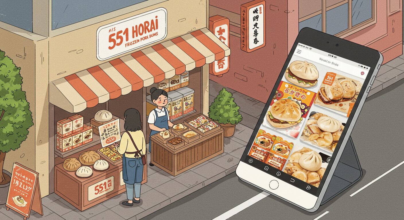 関東エリアでの551蓬莱チルド豚まんの購入方法