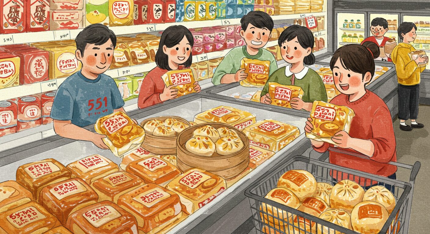 551蓬莱のチルド豚まんを販売する店舗と通販の魅力