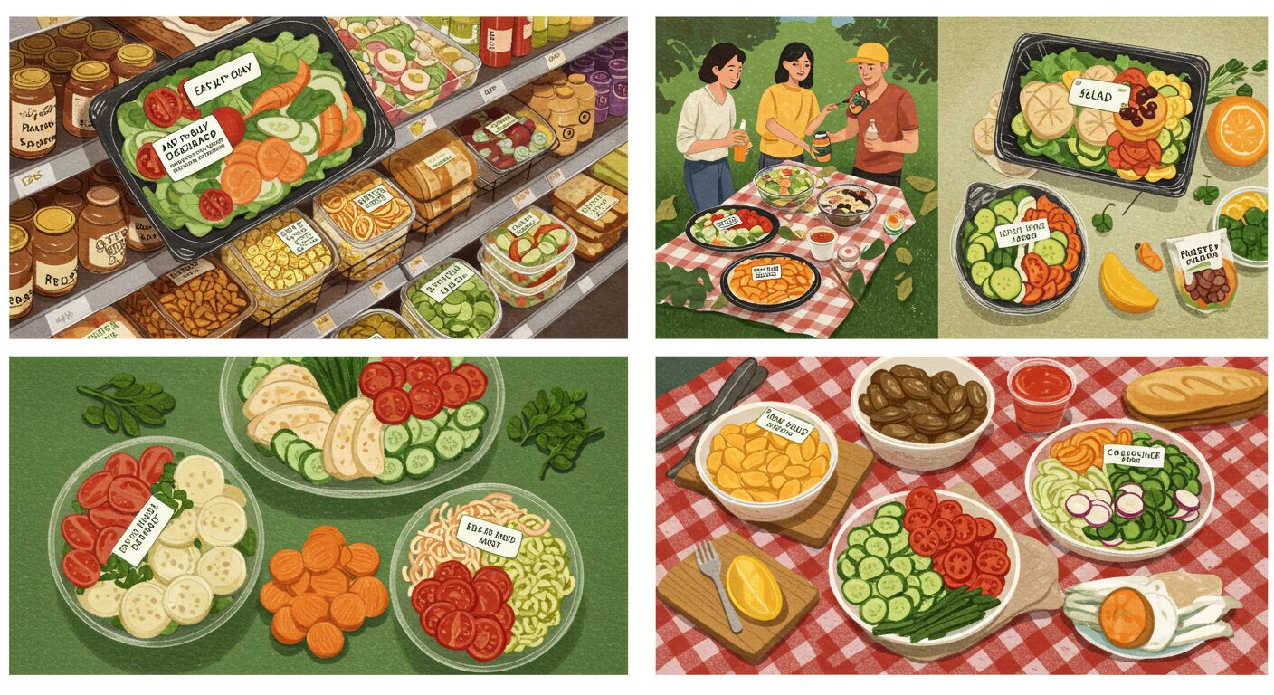 パウチタイプの常温おかず：全国スーパーのトレンドと利便性