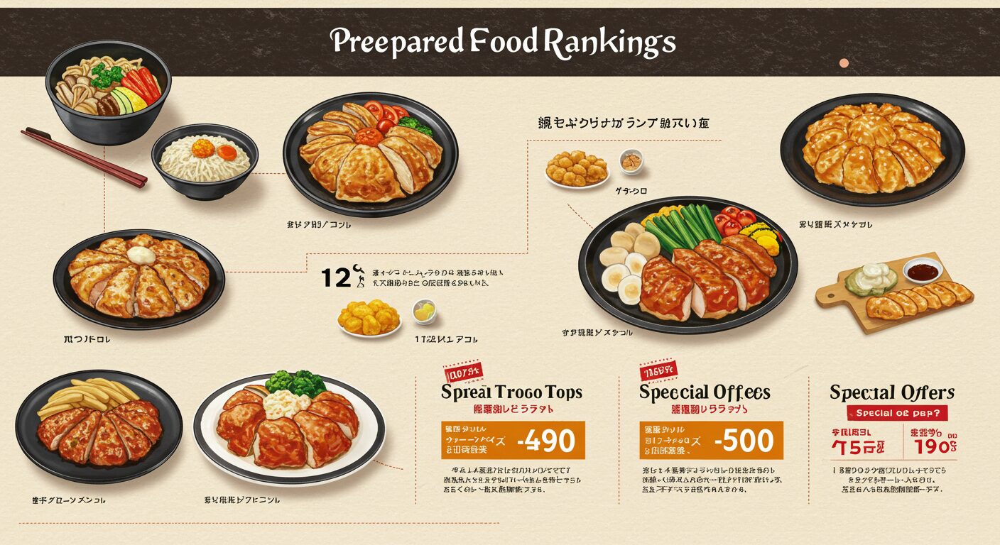 定番の人気メニュー：和・洋・中のバラエティ