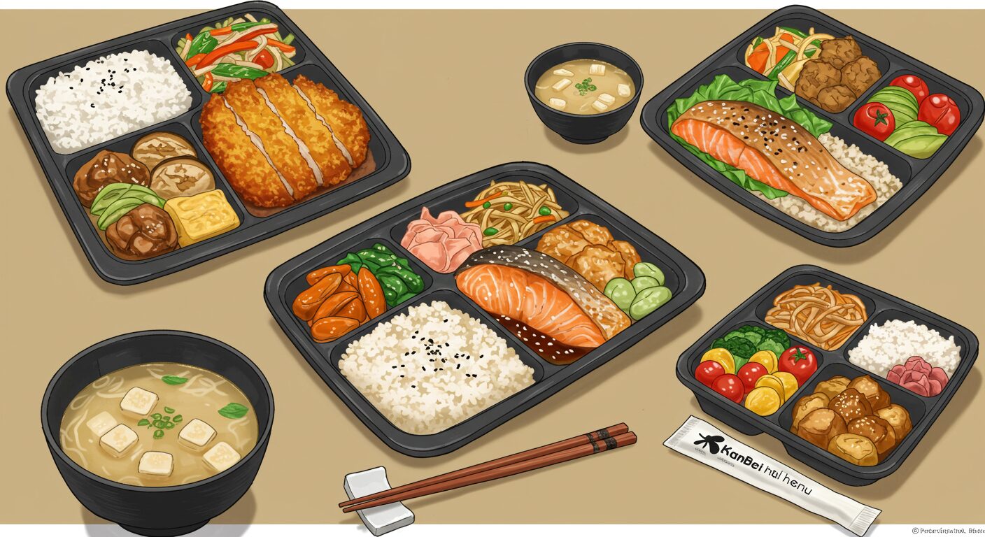 金兵衛のお弁当メニュー：新鮮な魚とこだわりの味わい