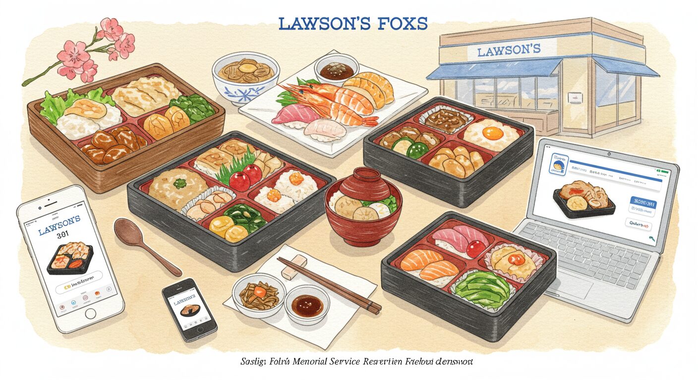 ローソンの法事向け弁当！シーンに合わせた最適なメニューと予約方法