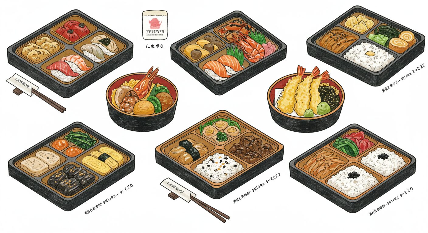 コンビニ予約弁当の比較：ローソンと他社の違い