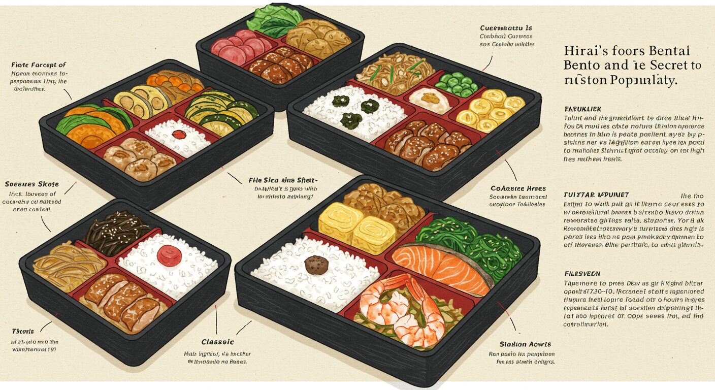 お弁当のヒライの魅力的な惣菜とメニューのすべて
