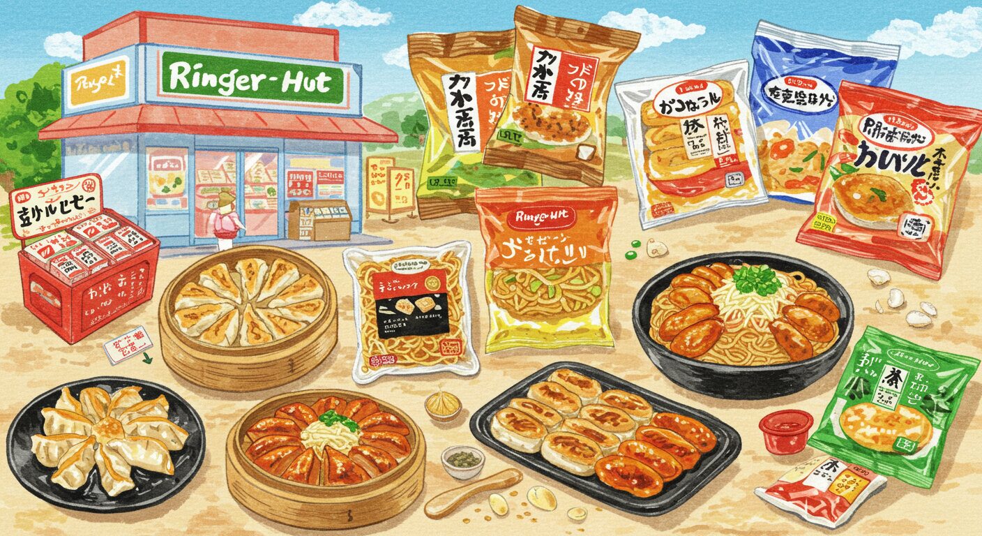 リンガーハットの直営店での冷凍食品取り扱い状況