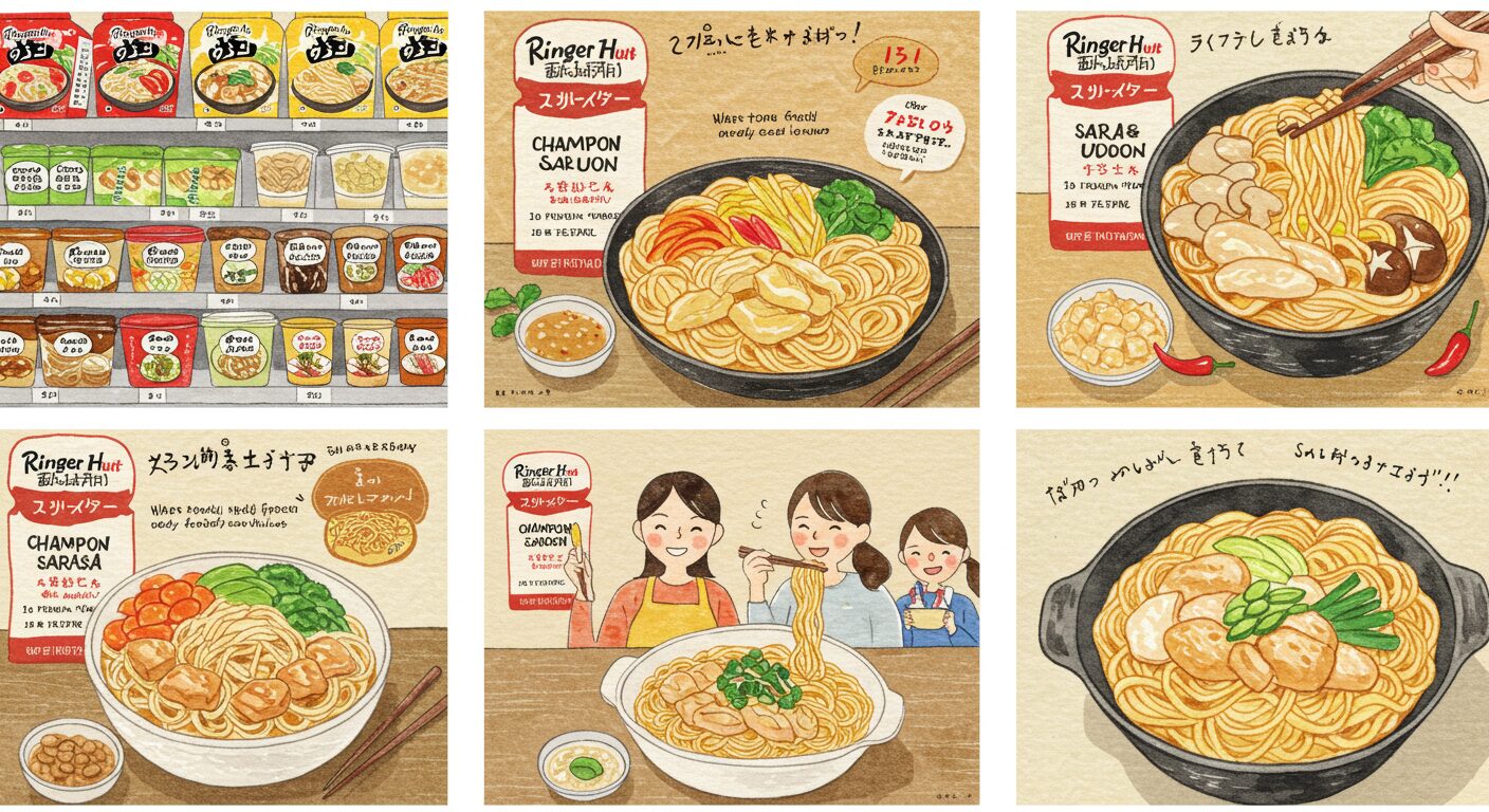 リンガーハットの冷凍食品をスーパーで手軽に！おいしいちゃんぽんや皿うどんを楽しむ方法