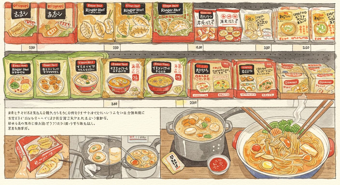 ちゃんぽんと皿うどん：リンガーハットの看板メニューの冷凍版の特徴