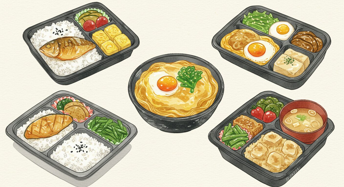 弁当と麺の組み合わせで楽しむランチアイデア