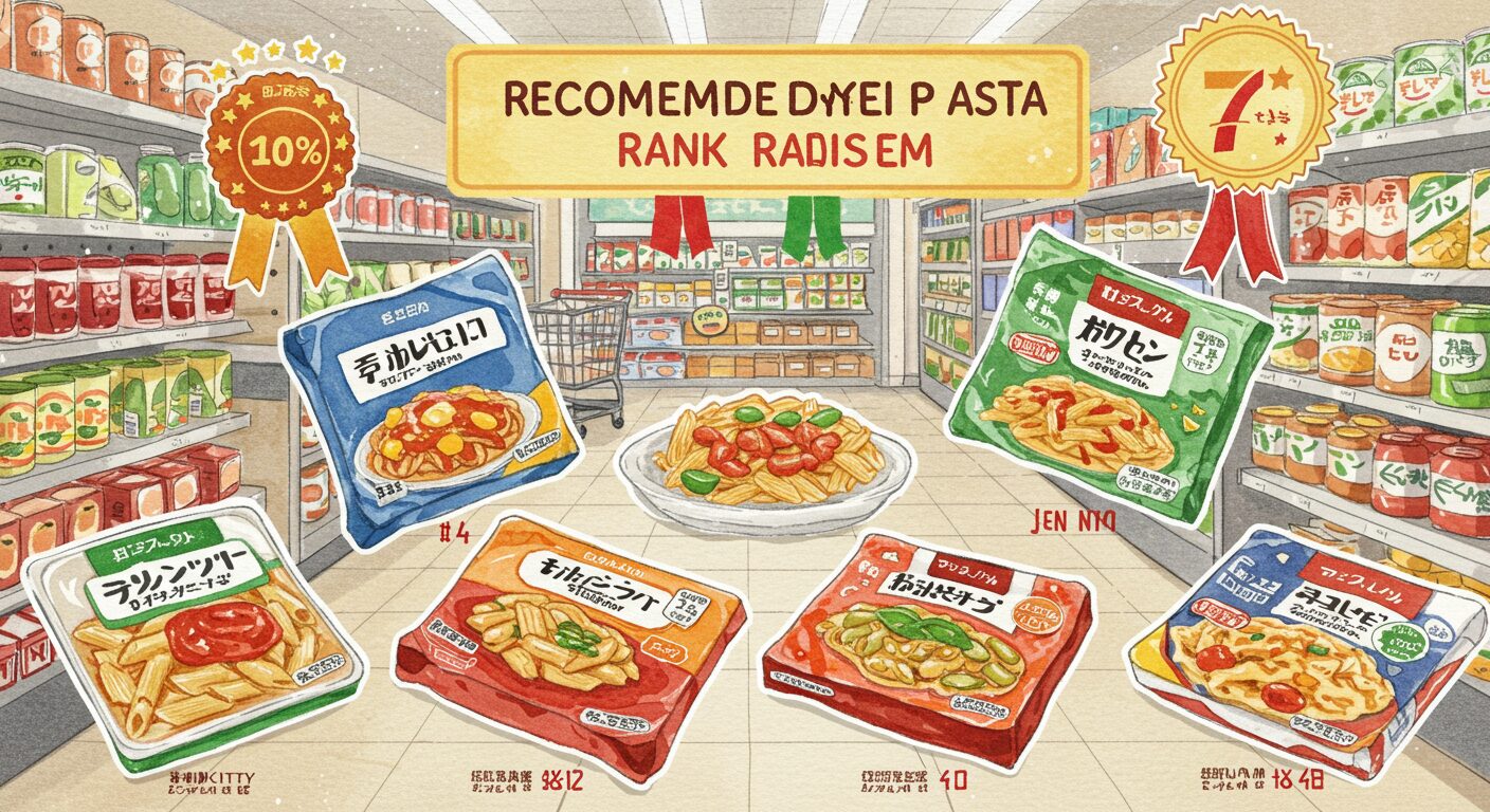 セブンイレブンの冷凍パスタランキングと選び方のポイント