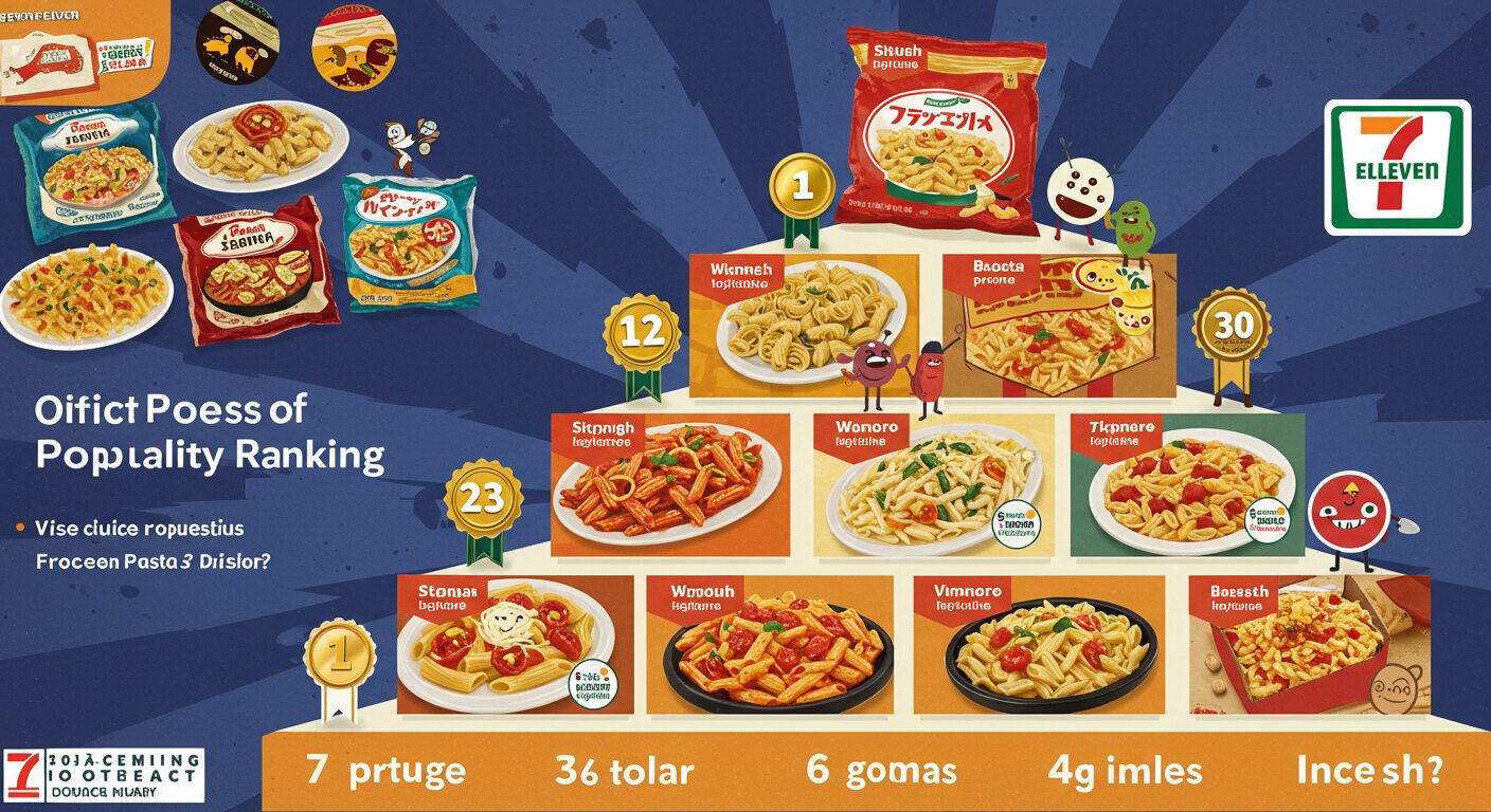 セブンイレブンの冷凍パスタ本当においしいおすすめランキングのまとめ