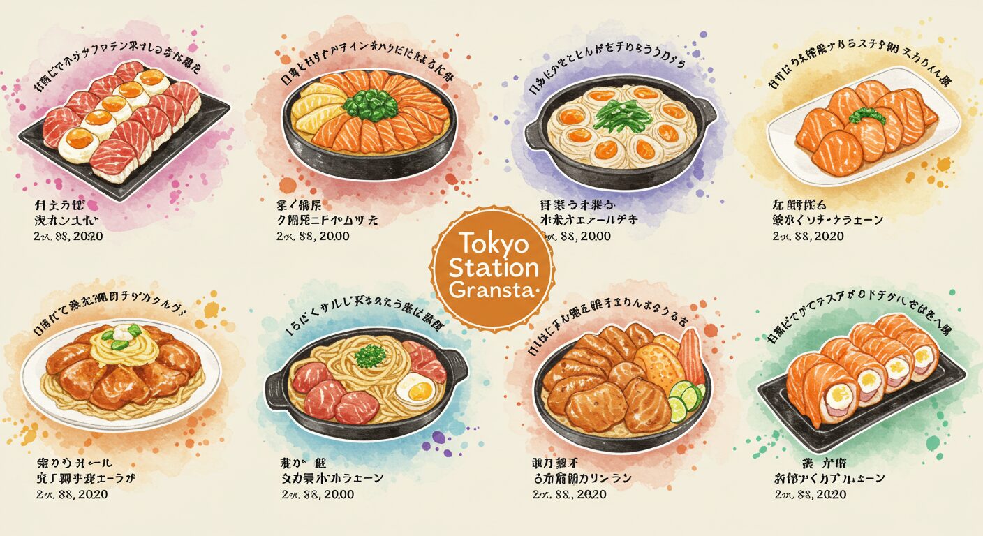 テイクアウトで人気の惣菜：手軽に楽しむグランスタの名品