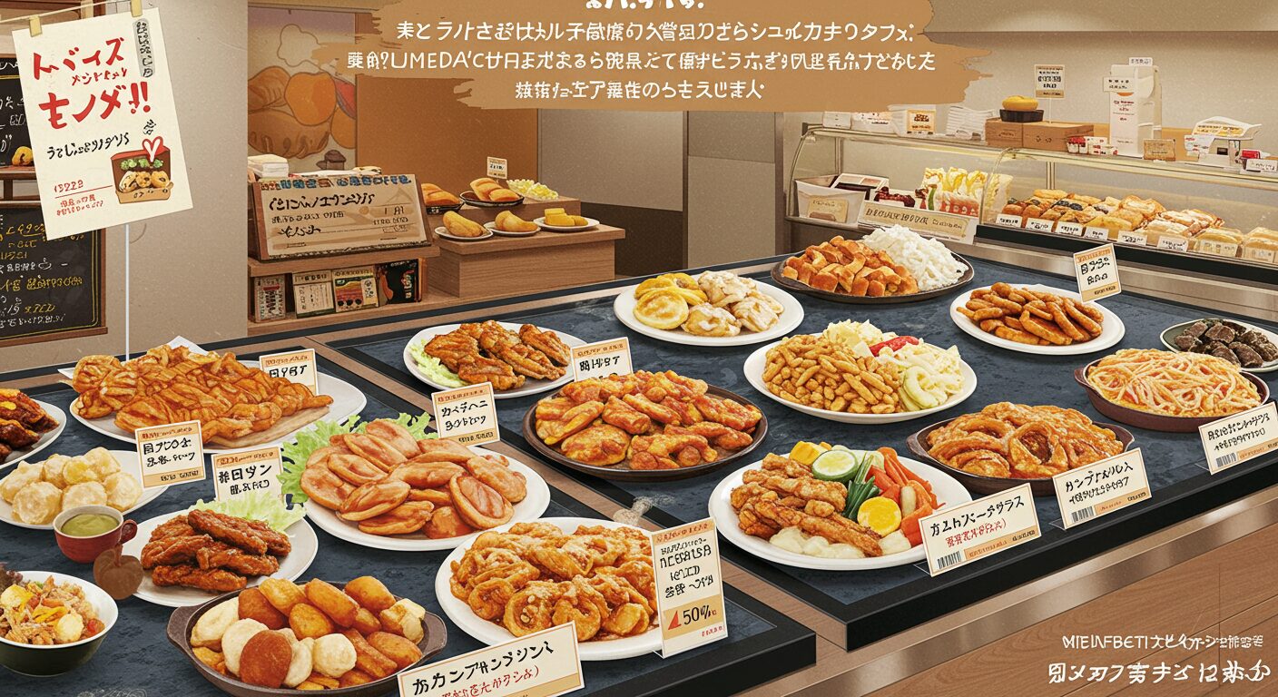 梅田のデパ地下で味わう絶品惣菜ランキング！人気のおすすめテイクアウト