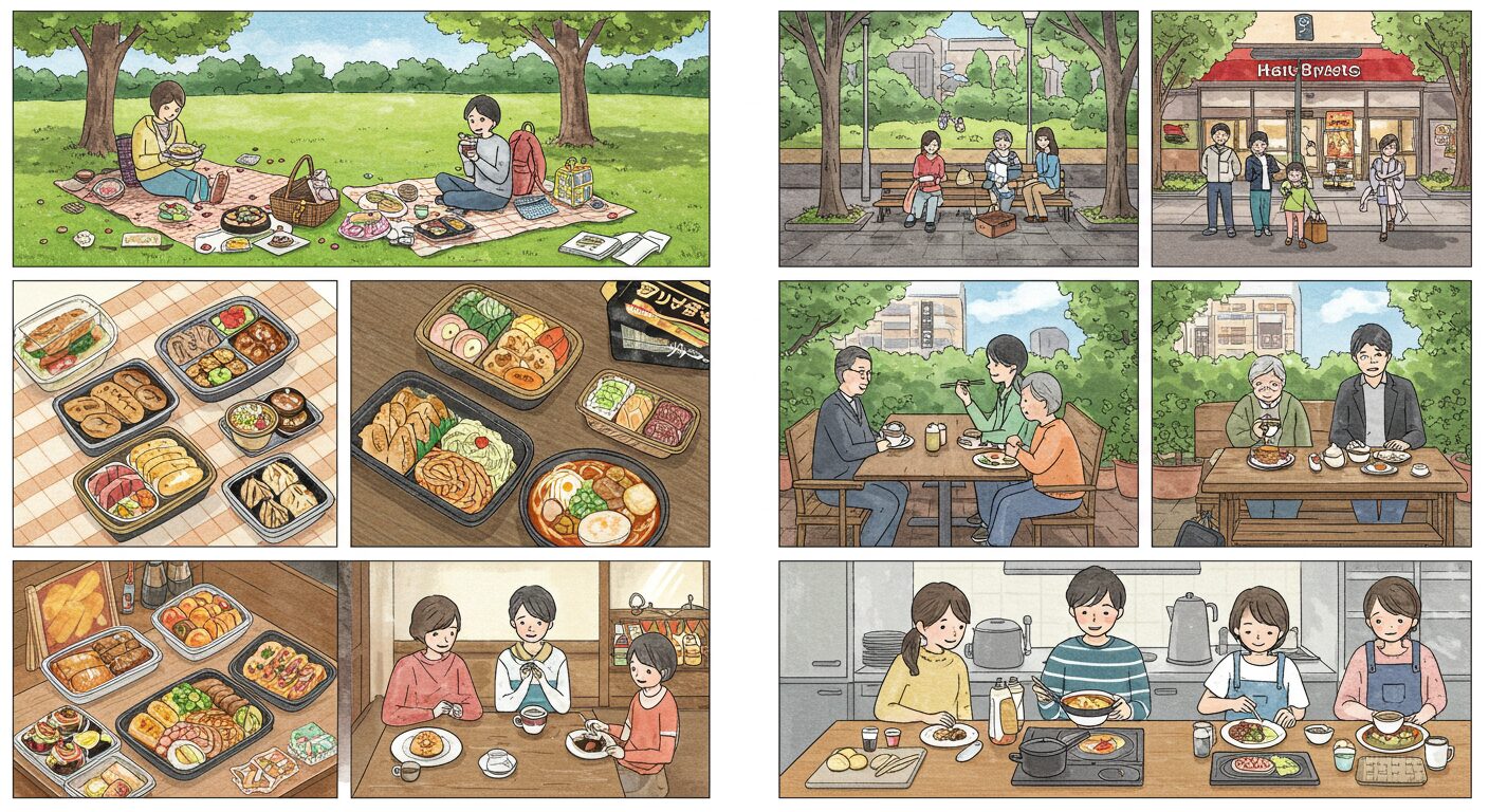 おすすめディナー：惣菜で作る本格的な夕食