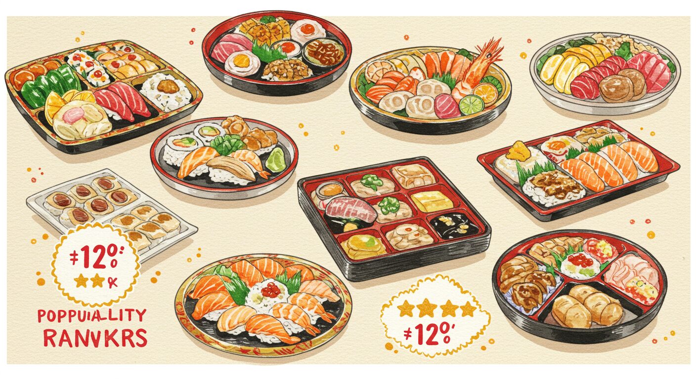 横浜そごうの弁当と高島屋の弁当！人気ランキング対決