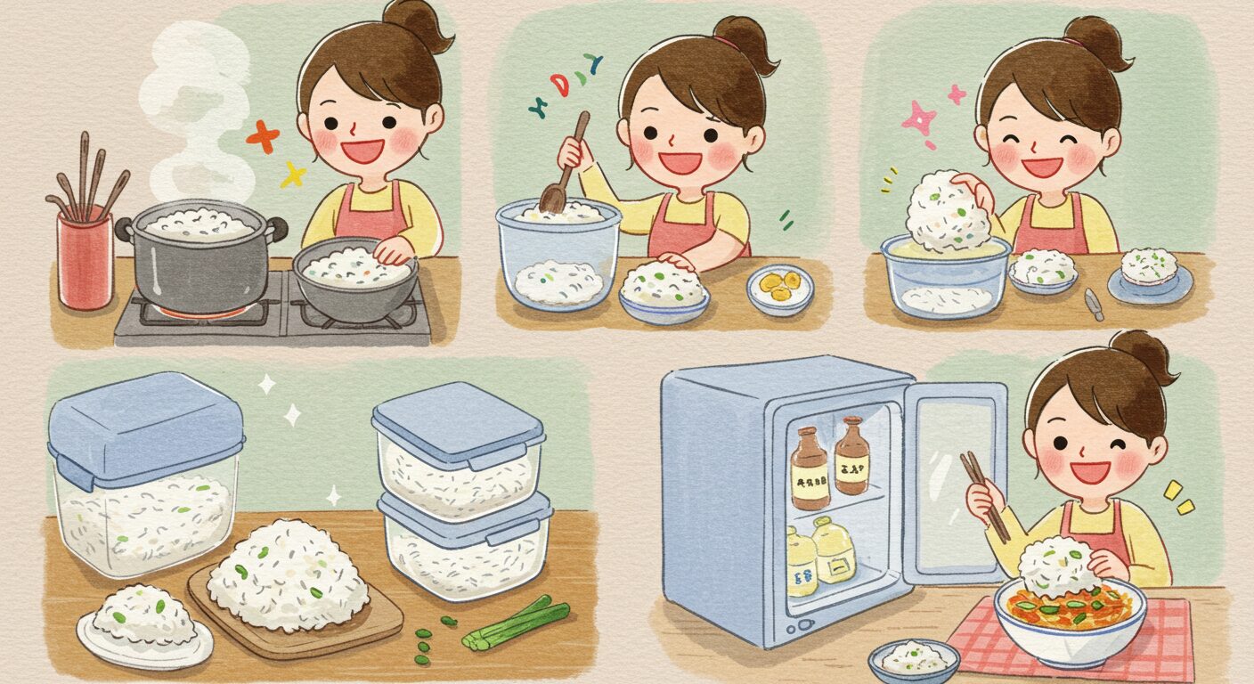 ご飯を冷凍するやり方をマスターして、美味しく賢く保存を楽しもう