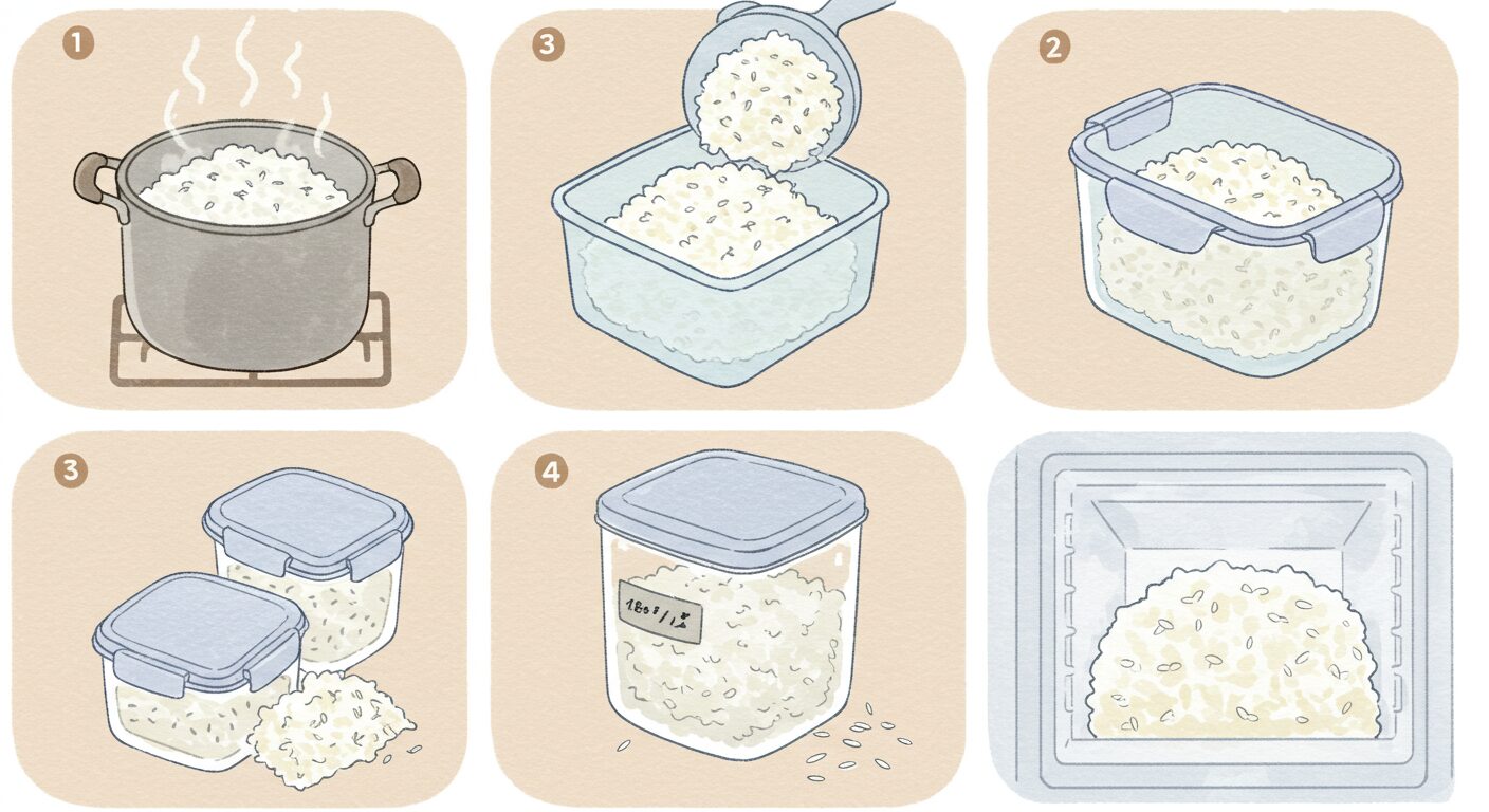 冷凍ご飯の保存期間と品質を長持ちさせる方法