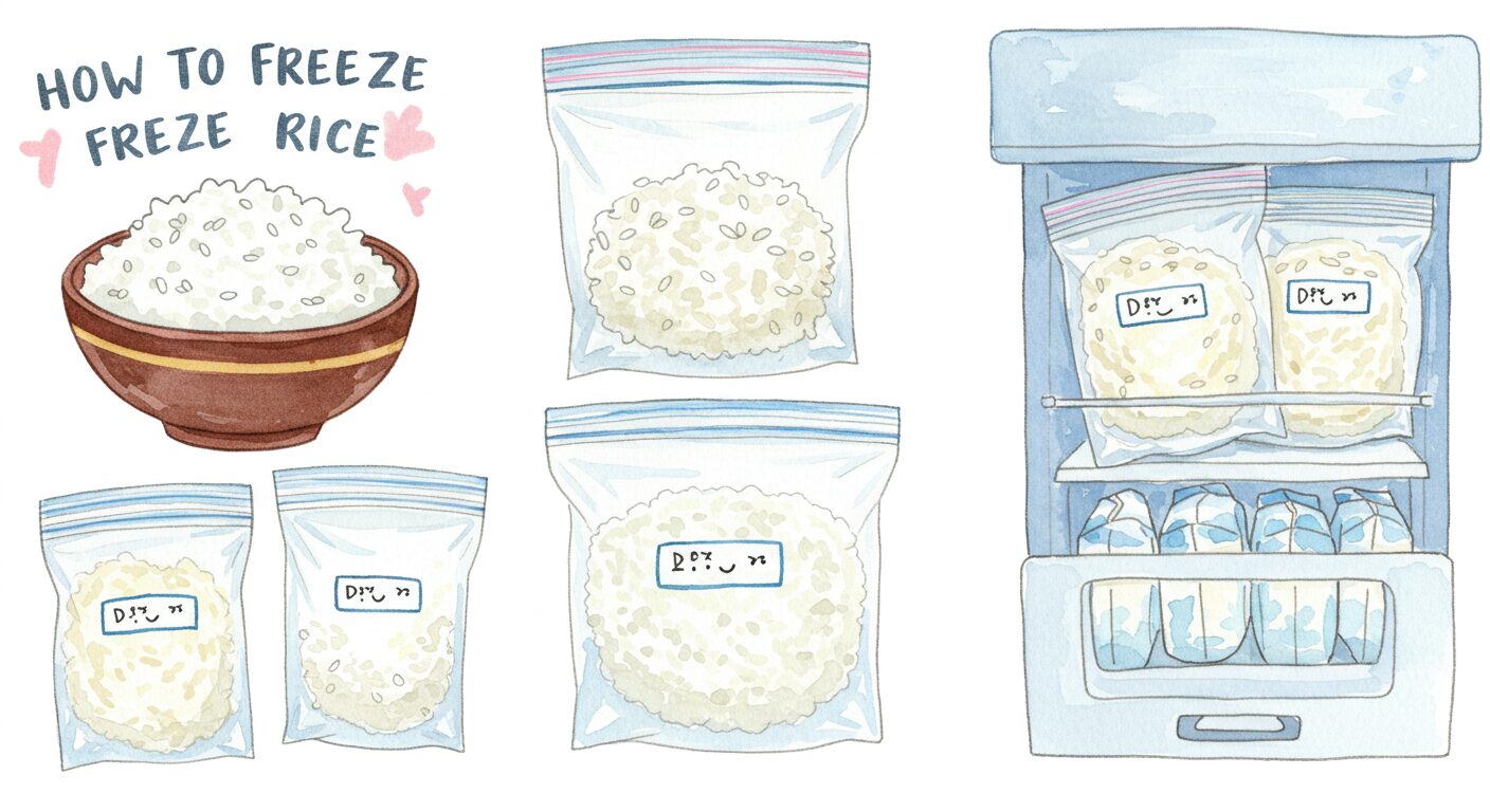 冷凍ご飯を固くせずふっくら解凍するテクニック