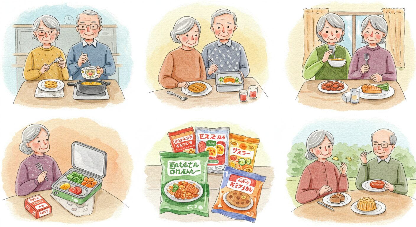 高齢者向け冷凍食品の魅力を活かして毎日の食事を楽に