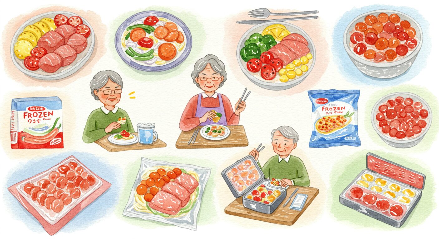 スーパーで見つける高齢者向けのおすすめ冷凍食品