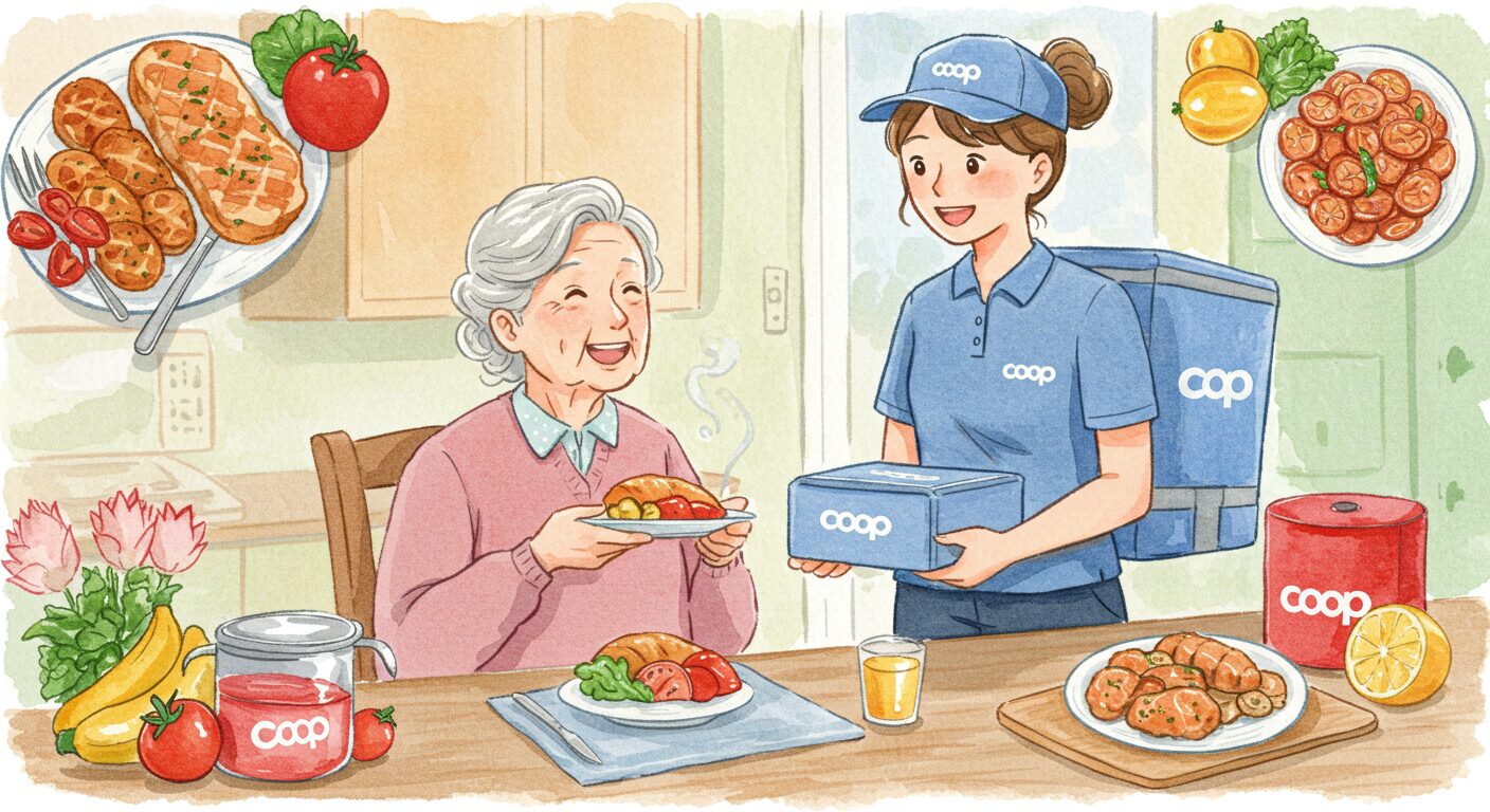 高齢者の毎日の食事を楽しく届けるコープの宅配サービスを活用しよう