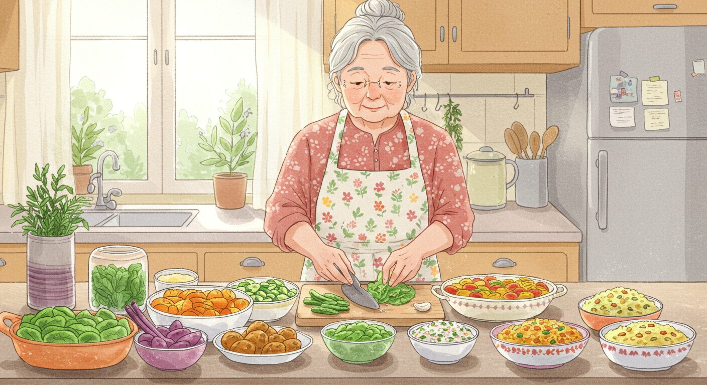 親に届ける作り置きおかずで心温まる食卓を