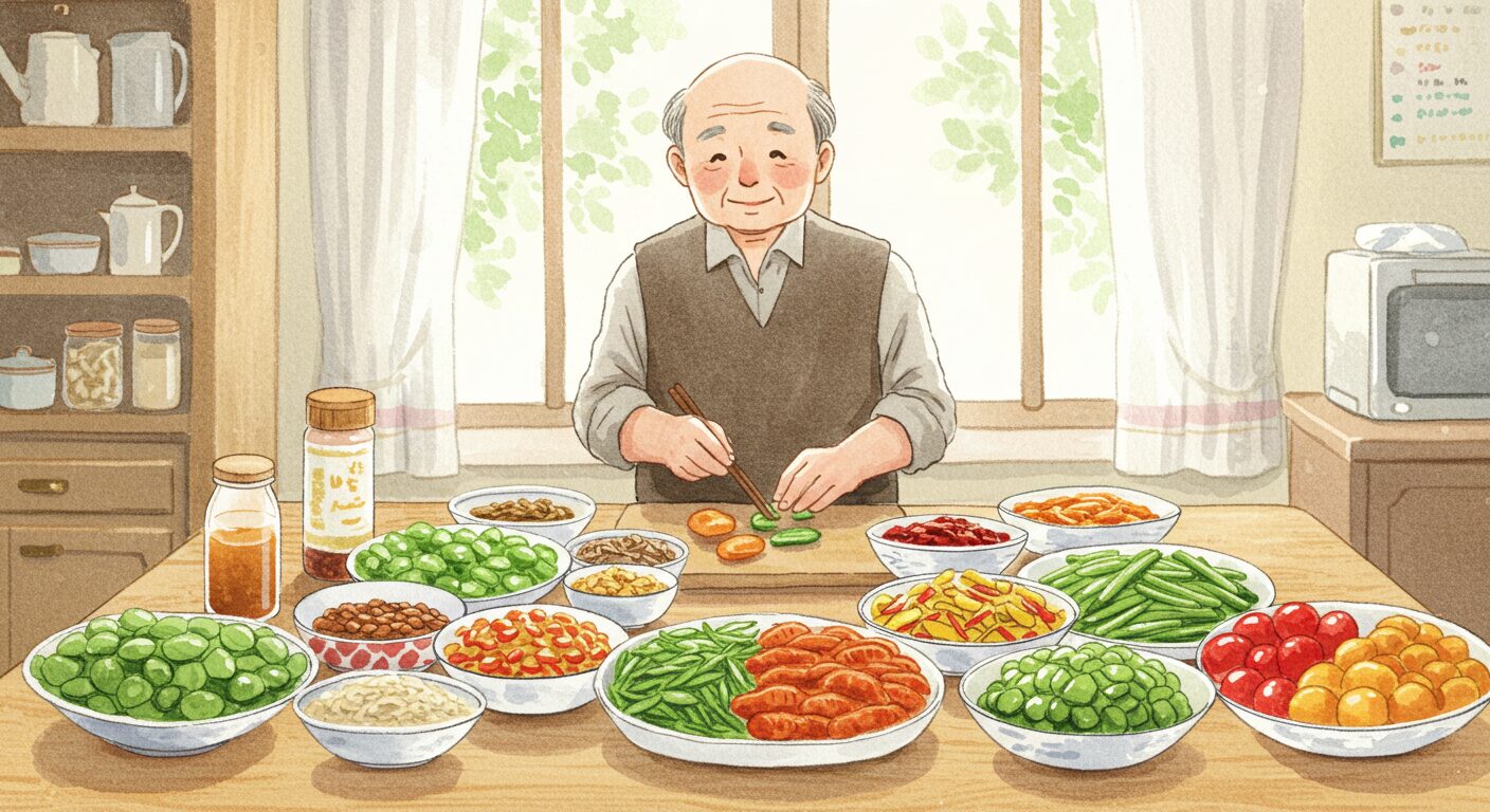 高齢者の作り置きおかずについてまとめます。