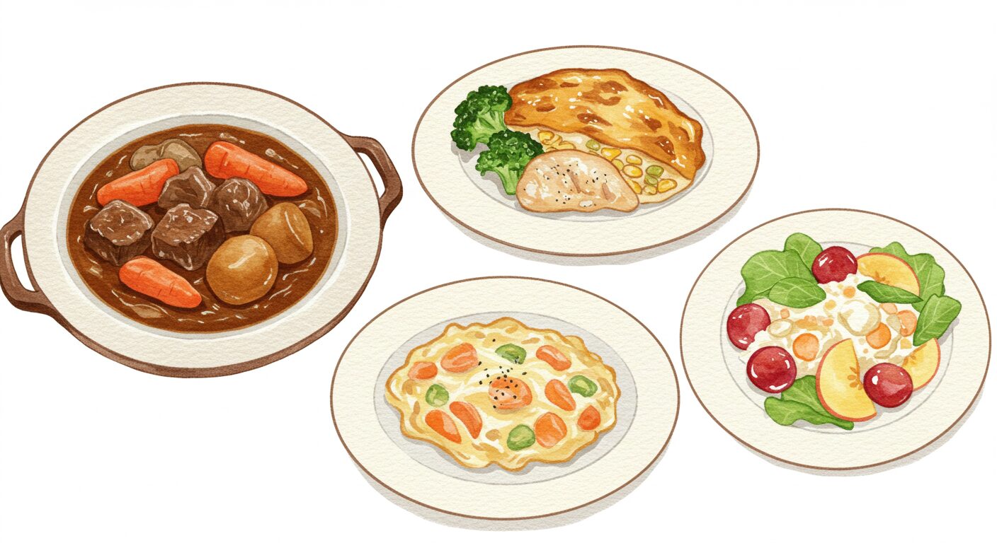 簡単おかずレシピで調理の手間を軽減