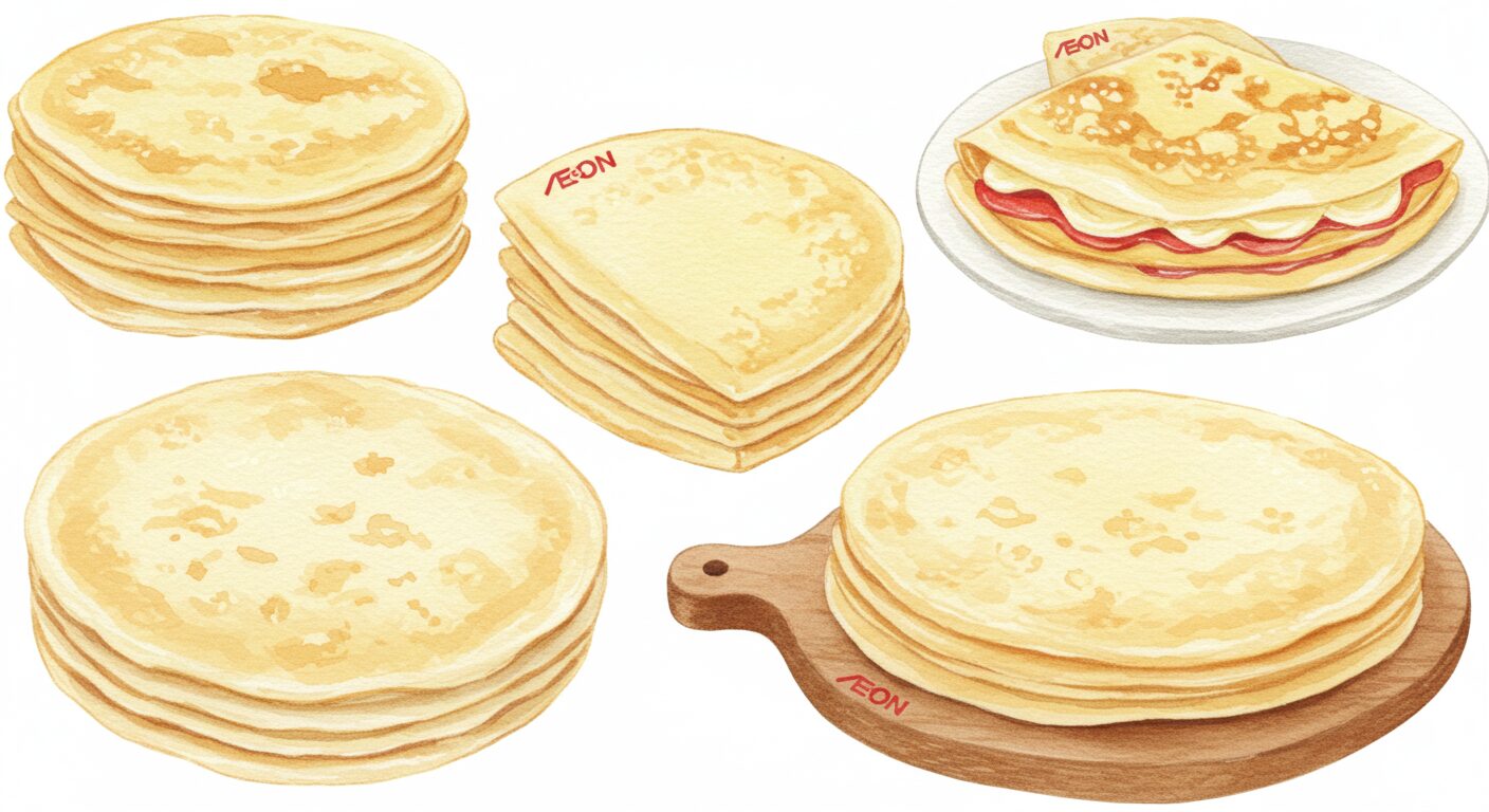 イオンのおすすめ冷凍クレープ生地で家族みんなが喜ぶ一品に