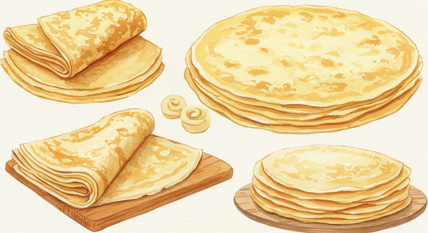 イオンの冷凍クレープ生地の基本的な食べ方と保存Tips