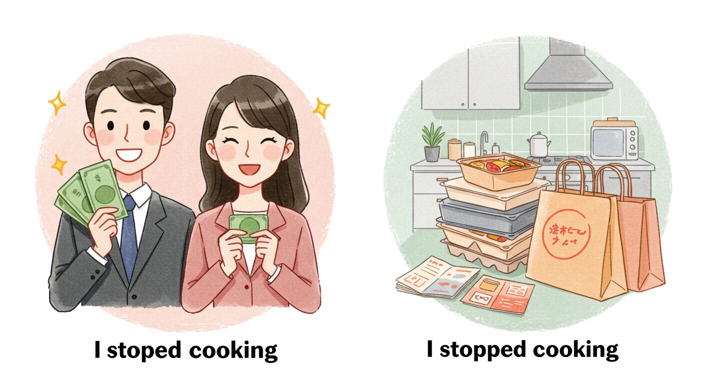 共働きで食事を作らない生活をスムーズに続けるコツ