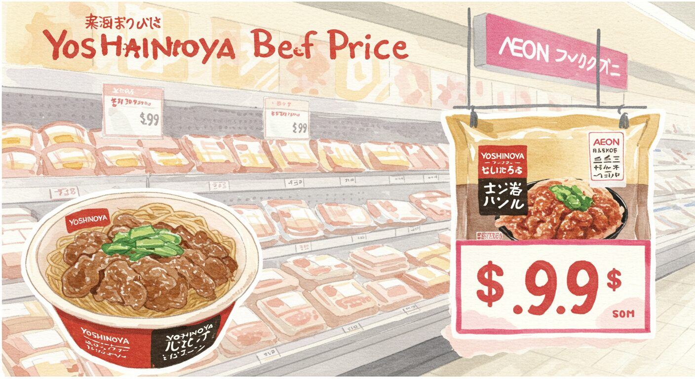 吉野家の冷凍はいくら？イオンの値段ガイドのまとめ